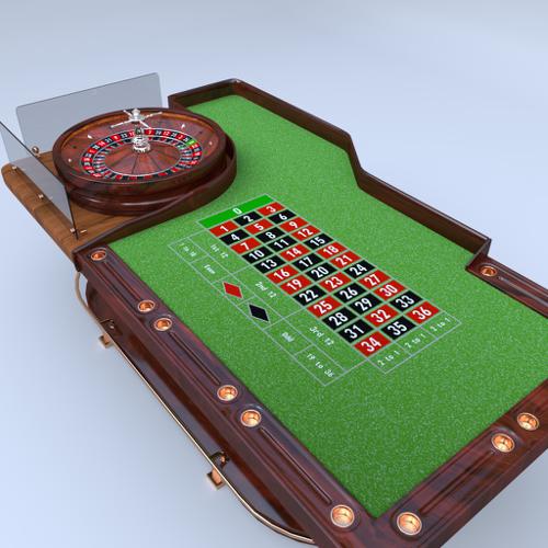 Casino Roulette Table preview image